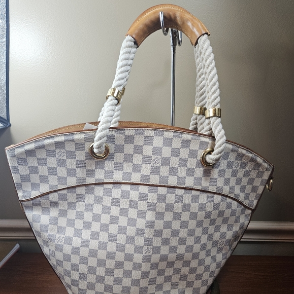 Auth LOUIS VUITTON Damier Azur Pampelonne GM - Picture 2 of 12